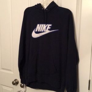 EUC, XL Nike Navy Blue hoodie